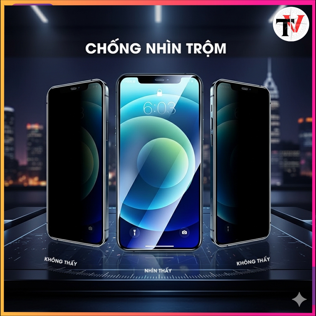 [Khung Tự Dán] Kính Cường Lực Chống Nhìn Trộm KingKong Cho IPhone X đến 16. Kính VN WEKOME Chính Hãng. Phủ Nano cao cấp!