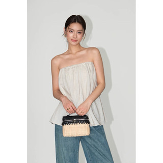 𝙉𝘼𝙍𝙔 𝙏𝙊𝙋 - Áo Quây Linen