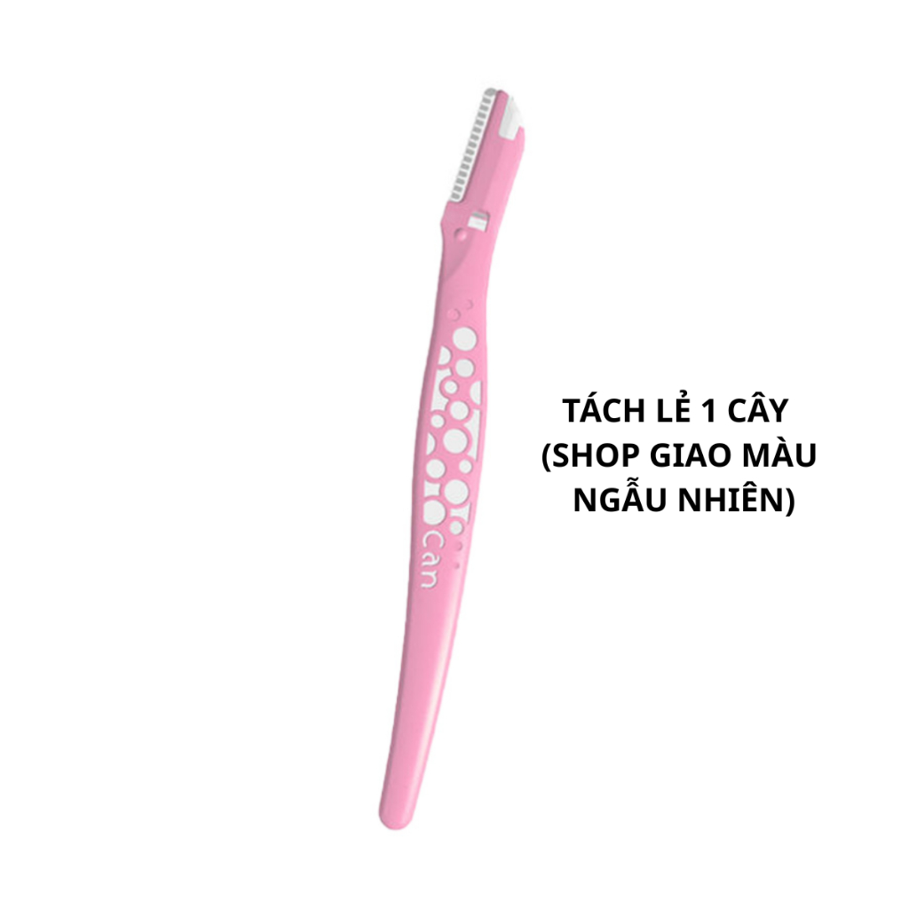 sản phẩm - Dao Cạo Lông Mày Cán Nhựa Lưỡi Dao Thép Không Gỉ Kai 17827 For Women