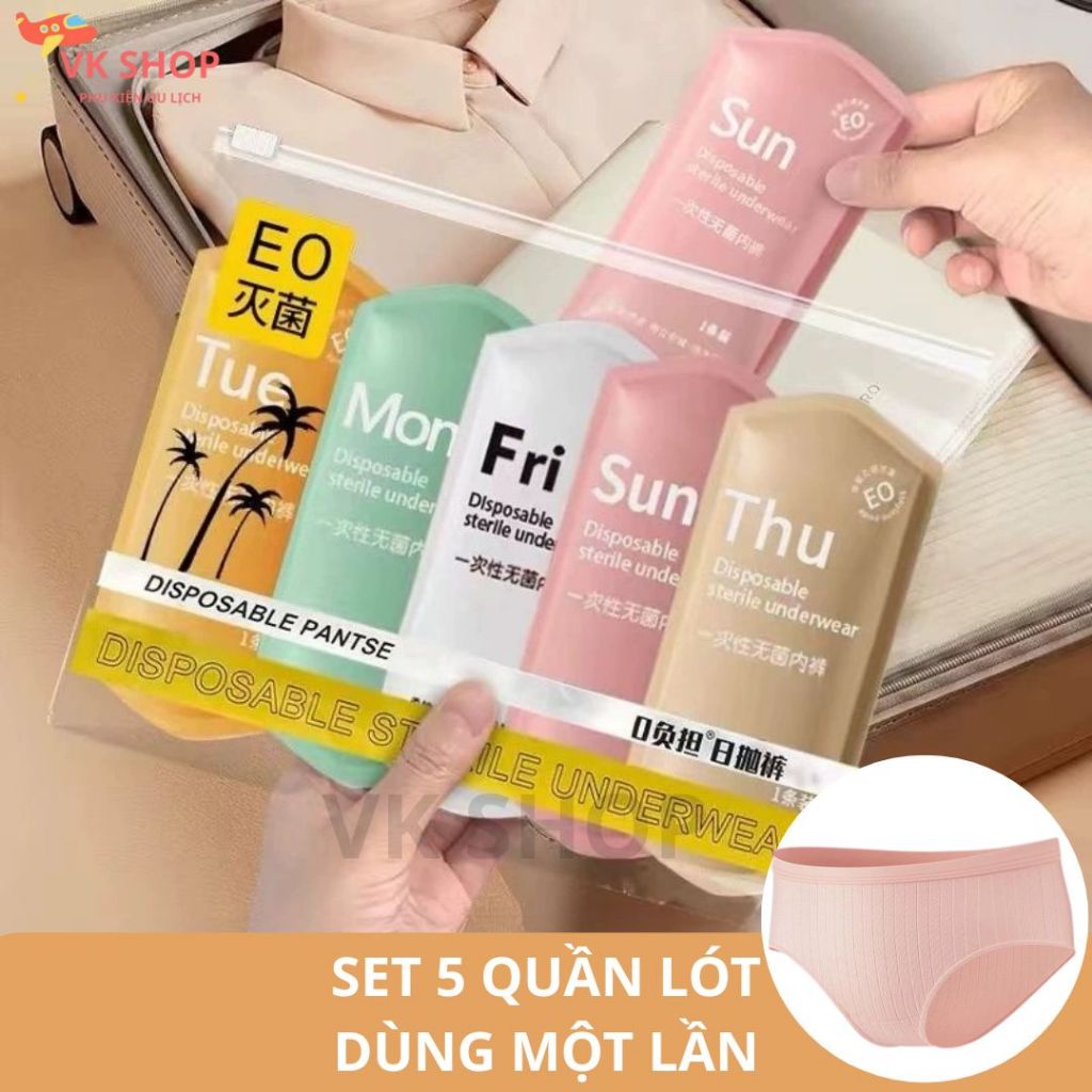 Quần Lót Nữ Mặc 1 Lần Đi Du Lịch, Công Tác, Sau Sinh – Đồ Lót Nữ Tiện Lợi