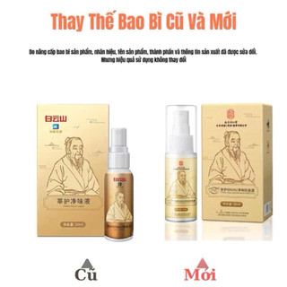 Xịt Khử Mùi Hôi Nách, Xịt Đông Y Trung Hoa Khử Mùi Hôi Nách Hết Thâm Giảm Tiết Mồ Hôi Đồng Nhân Đường 30ml, Vân Thỏ