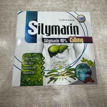 100 Viên uống Giải độc gan Silymarin DIỆP HẠ CHÂU giúp làm mát gan,bảo vệ gan, hạ men gan