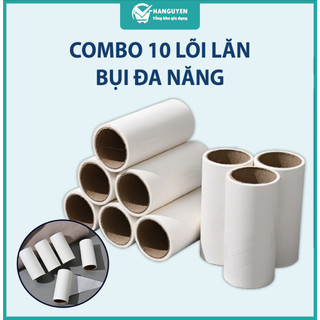 Combo 10 lõi lăn bụi đa năng làm sạch lông thú sợi vải chăn nệm ghế salon