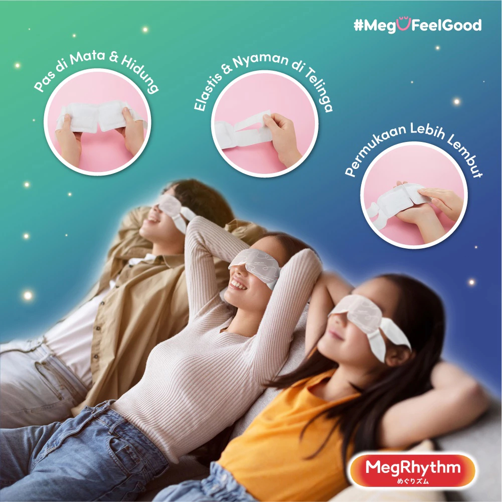 🌹 Mặt Nạ Hơi Nóng Mắt Nhật Bản KAO/Thư Giãn/Dịu Nhẹ/Ngủ Ngon/12 Miếng/Hộp