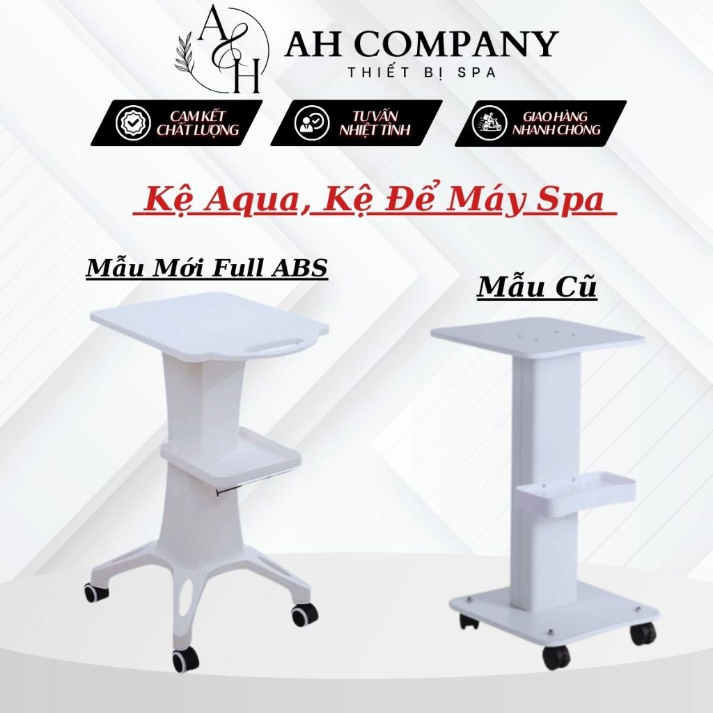 Kệ Aqua 6in1,5in1, Kệ Để Đồ Spa, Thẩm Mỹ Viện Giúp Tối Ưu Hoá Không Gian, Dễ Vệ Sinh, Bảo Quản
