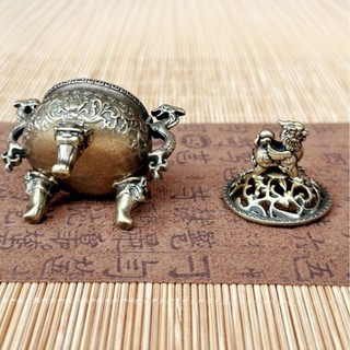 Lư hương KỲ LÂN đốt trầm cỡ bé -Lư Hương Đốt Trầm Mini Kỳ Lân - Vân Mây Cỡ Nhỏ Dùng Nhà