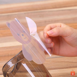 Combo 5 cốc gấu nâu dán tường đựng bàn chải kem đánh răng tiện lợi dễ thương #A61