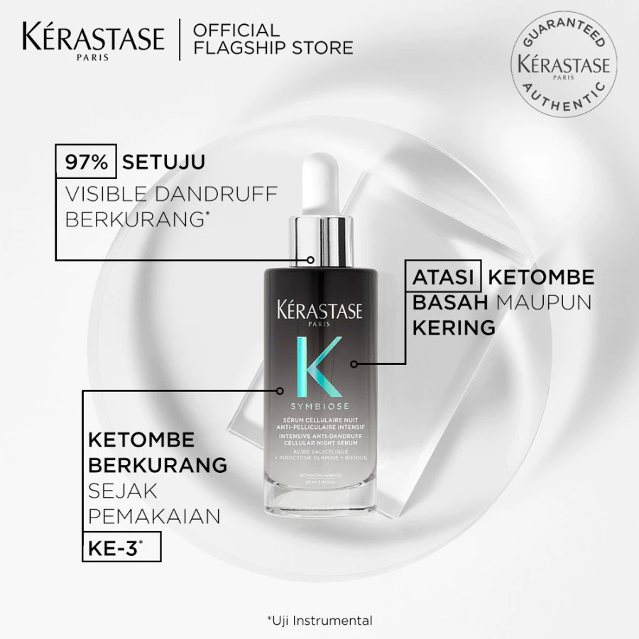 Kerastase Anti Hair Fall Serum Rambut Rontok Genesis 30ML/Anti Dandruff Serum/Scalp Balancing Serum