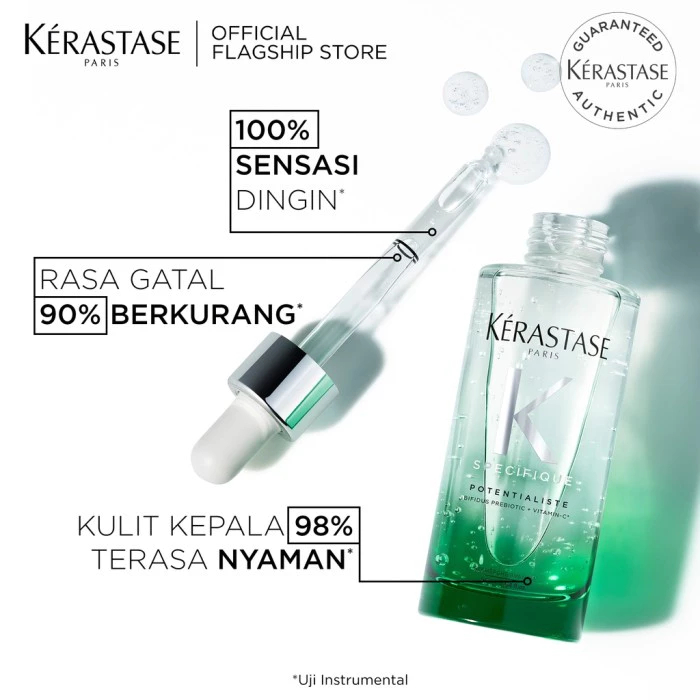 Kerastase Anti Hair Fall Serum Rambut Rontok Genesis 30ML/Anti Dandruff Serum/Scalp Balancing Serum