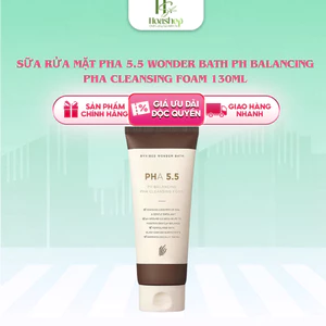 Sữa Rửa Mặt PHA 5.5 Wonder Bath PH Balancing PHA Cleansing Foam 130ml