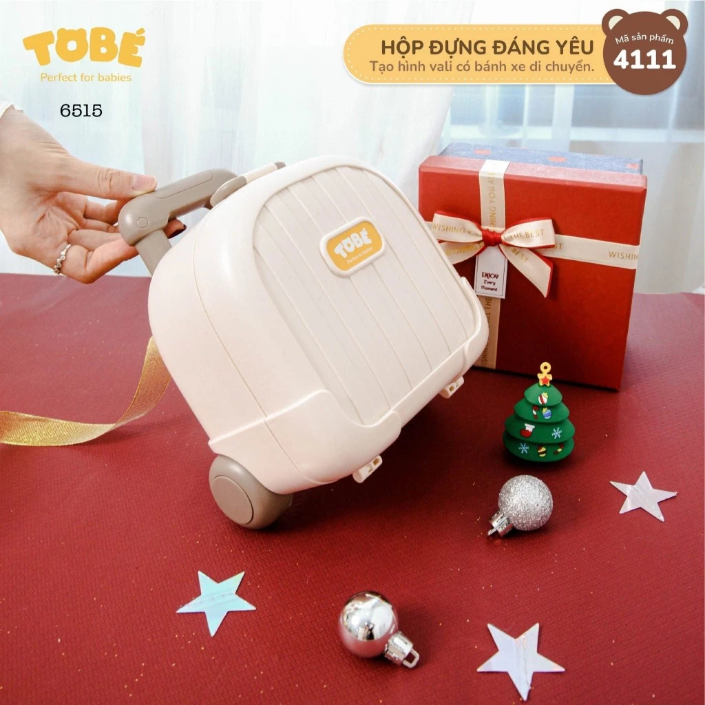 Bộ Đồ Chơi Xúc Xắc Tobe 10 Chi Tiết - Bộ Xúc Xắc Gặm Nướu Cho Bé (QT)