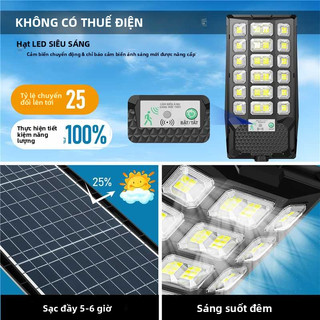 OOKAS 3000W Đèn Năng Lượng Mặt Trời Solar Light LED 2000W/1000W/500W Siêu sáng 0VND/Năm