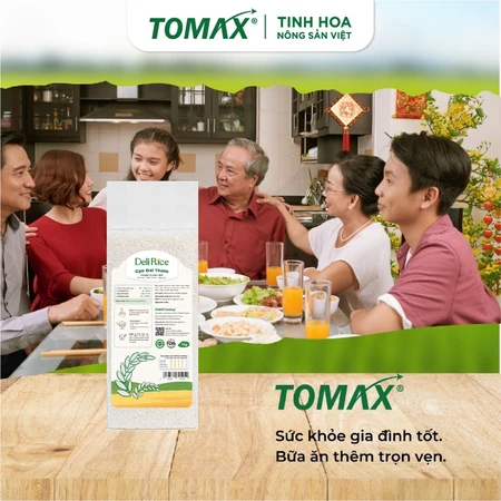 Gạo Đài Thơm Deli Rice 1kg Dẻo Mềm, Thơm Ngon Tự Nhiên – TOMAX