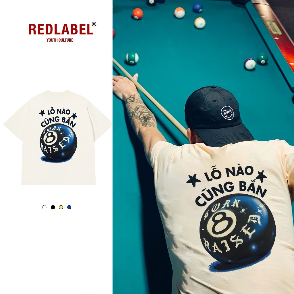 Áo Vớ Vẩn Vui Tươi Áo Thun LỖ NÀO CŨNG BẮN Cotton 100% Oversize REDLABEL Nam Nữ TS48