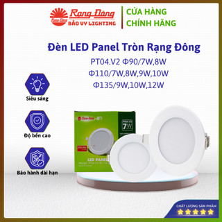 ​Đèn LED Panel Tròn Rạng Đông PT04.V2 – Thiết kế siêu mỏng, ánh sáng chất lượng, tiết kiệm điện năng