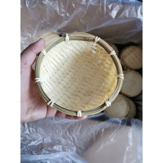 [ Mời sỉ lẻ] Rổ tre mini handmade, phụ kiện trang trí bàn tiệc truyền thống, chụp ảnh vintage, size 10/13/15cm