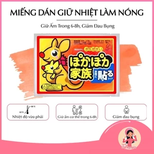 Combo 10 Miếng Dán Giữ Nhiệt Con Chuột Túi Dán Nóng Cơ Thể Bàn Chân Sưởi Ấm Ngày Đèn Đỏ