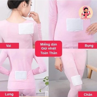 Combo 10 Miếng Dán Giữ Nhiệt Con Chuột Túi Dán Nóng Cơ Thể Bàn Chân Sưởi Ấm Ngày Đèn Đỏ