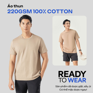 Áo thun nam TShirt Basic Cotton 100% 220gsm dày dặn mềm mại Coolmate