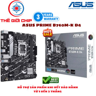 Mainboard (Bo mạch chính) Asus PRIME B760M-K DDR4 I Bảo hành 36 tháng bởi nhà cung cấp