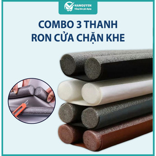 Combo 3 ron cửa 93cm chặn khe cửa đa năng cách âm ngăn gió bụi côn trùng