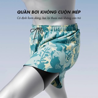Đồ bơi nam thời trang YOUYOU 2 lớp nhanh khô thoáng khí co giãn 4 chiều phù hợp đi biển hồ bơi