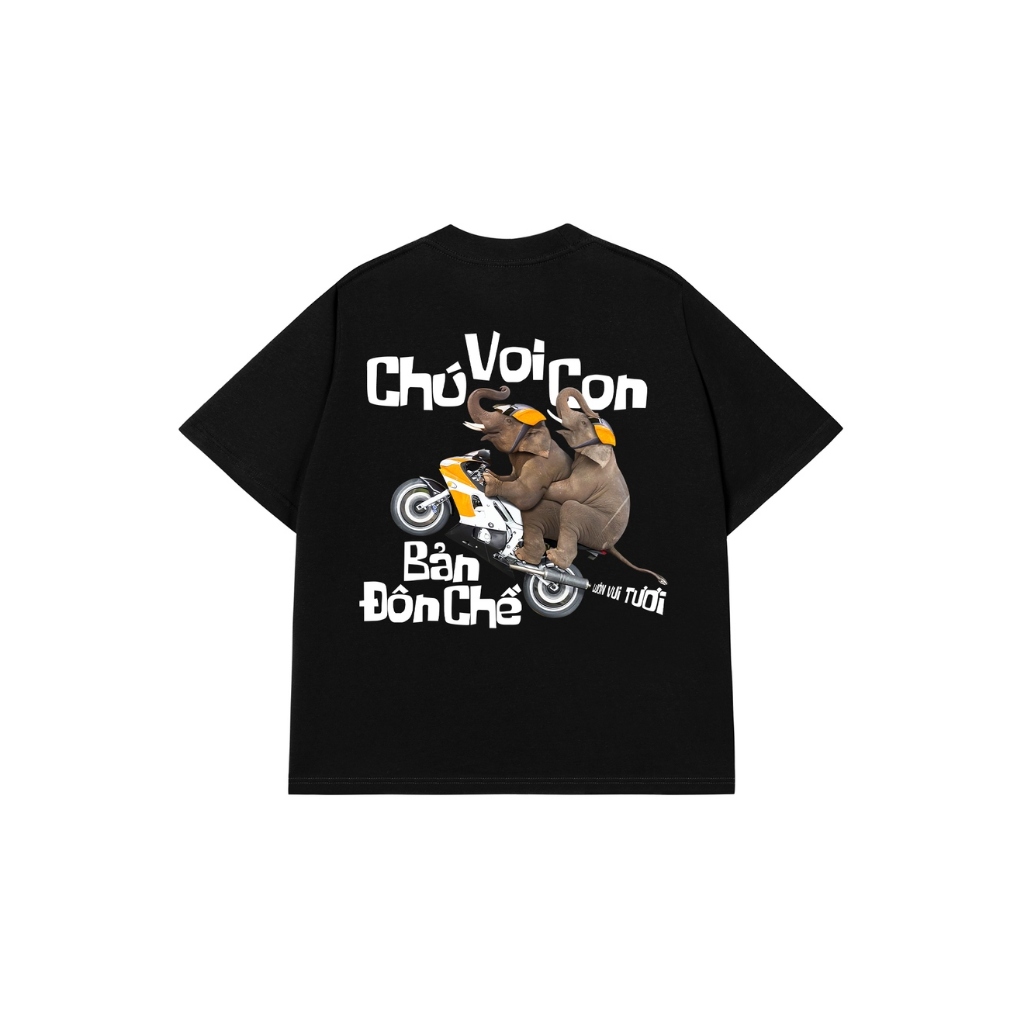 Áo Vớ Vẩn Vui Tươi Áo Thun BẢN ĐÔN CHỀ Cotton 100% Oversize REDLABEL Nam Nữ TS57