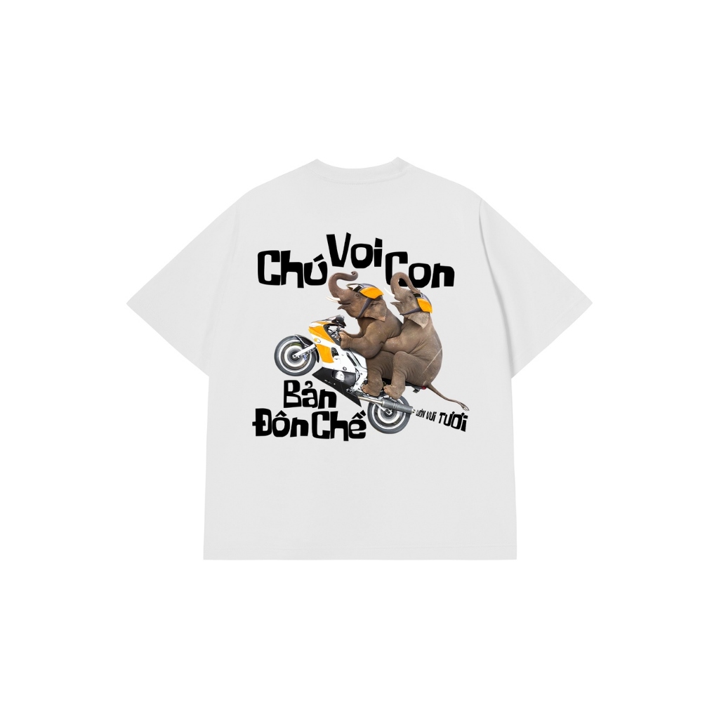 Áo Vớ Vẩn Vui Tươi Áo Thun BẢN ĐÔN CHỀ Cotton 100% Oversize REDLABEL Nam Nữ TS57