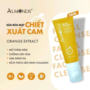 Sữa rửa mặt Cam ALMONDS 100ml hàng chính hãng