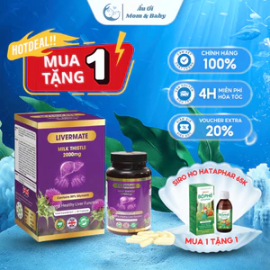 Viên Uống Giải Độc Gan Livermate - Hỗ trợ Tăng Cường Bảo Vệ Gan Khỏi Tổn Thương - 60 Viên