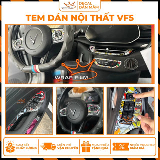 Tem dán nội thất VF5- Tem trang trí VF5
