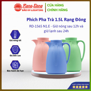 Phích pha trà thảo dược Rạng Đông RD-1565N1.E 1,5 lít – Giữ nhiệt lâu, thiết kế tiện dụng