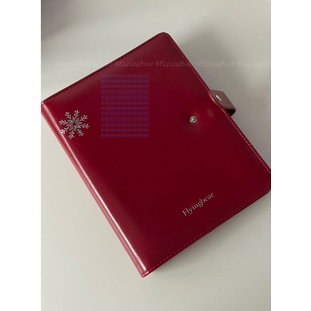 Binder a5 Flyingbear version snow red | Shopee Việt Nam