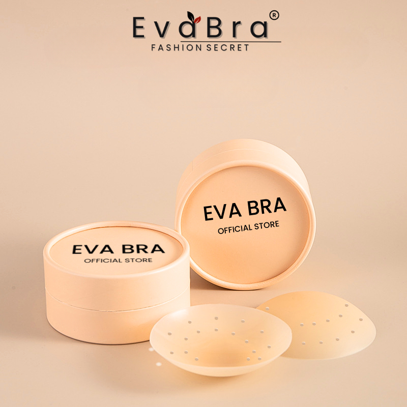 Miếng Dán Ngực Silicone Cao Cấp Che Nhũ Hoa Siêu Mỏng Tái Sử Dụng Nhiều Lần EvaBra 550