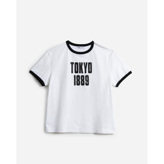 Áo Thun Nữ JP Fashion Ngắn Tay, Cổ Tròn TOKYO Cotton Mềm Mại Thoáng Mát, Phù Hợp Nhiều Phong Cách 10211996