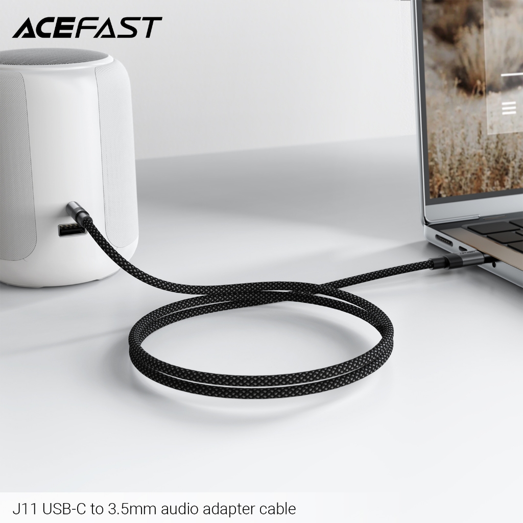 Cáp Chuyển Đổi Âm Thanh ACEFAST J11 USB-C Sang Jack 3.5mm Chuẩn, Tương Thích Cao