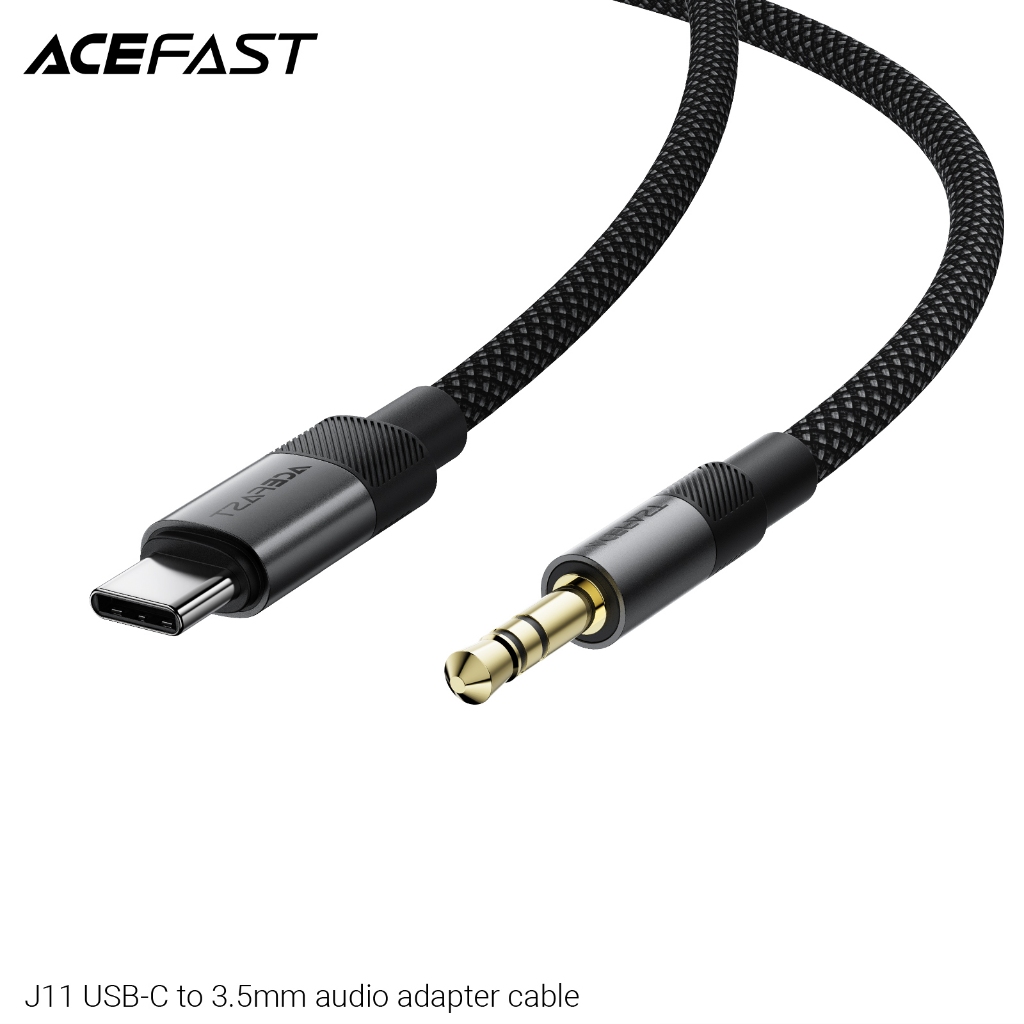 Cáp Chuyển Đổi Âm Thanh ACEFAST J11 USB-C Sang Jack 3.5mm Chuẩn, Tương Thích Cao