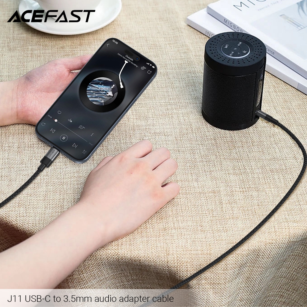Cáp Chuyển Đổi Âm Thanh ACEFAST J11 USB-C Sang Jack 3.5mm Chuẩn, Tương Thích Cao