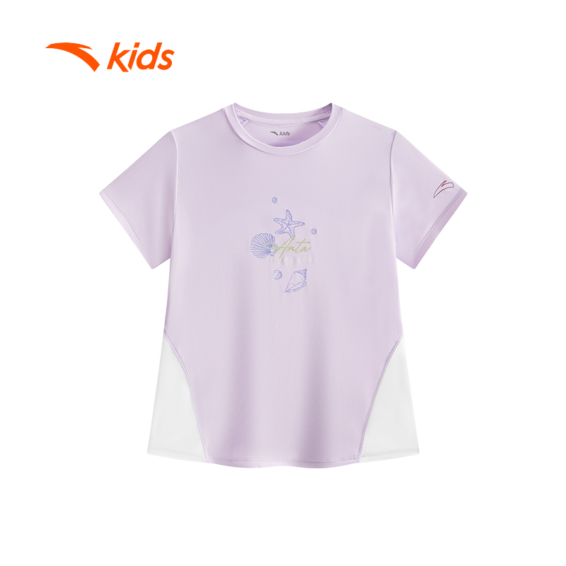 Áo Thun Ngắn Tay Thể Thao Bé Gái Anta Kids 3625B5101