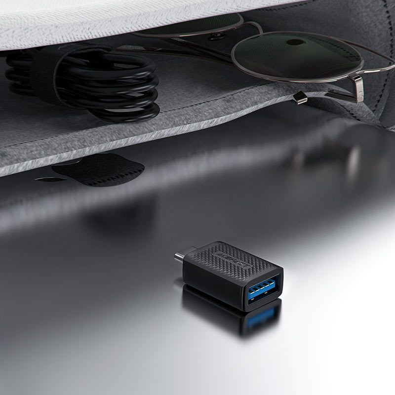 Bộ Chuyển Đổi Kéo Dài ACEFAST J1 USB-A Sang USB-C Hỗ Trợ Truyền Dữ Liệu & Sạc Nhanh