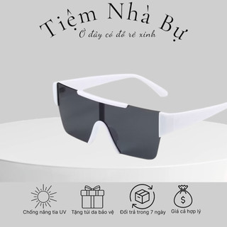 Mắt kính mát unisex Bự Store nam nữ tráng gương siêu hot thời trang gọng lớn