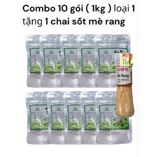 10 gói ( 1kg ) Rong nho tách nước AGS Việt Nam - Tặng 1 chai sốt mè rang - Loại 1