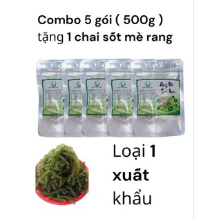 5 gói ( 500g ) Rong nho tách nước AGS Việt Nam - Loại 1