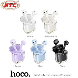 Tai Nghe Bluetooth TWS Hoco EW52 V5.3, Pin 4H, Case thiết kế trong suốt - Phụ Kiện Nhất Tín