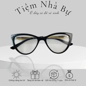 GỌNG KÍNH MẮT MÈO CHÂN KIM LOẠI VÀNG MẮT XẾCH NỮ THỜI TRANG - 13