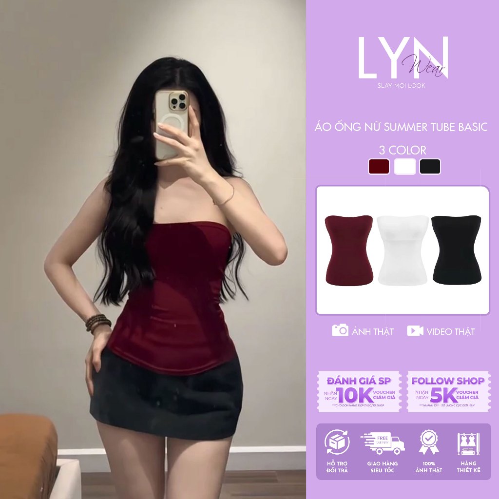 | LYN WEAR | Áo Ống Nữ Tube Basic | Dễ Phối Thời Trang