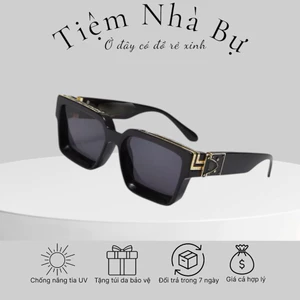 Mắt kính râm dáng vuông lớn Bự Store cho nam và nữ thời trang
