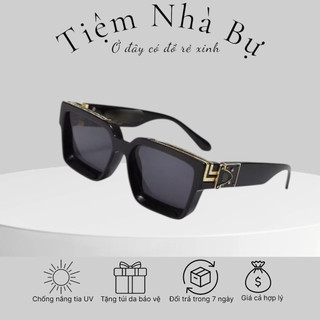 (LOẠI XỊN CHẤT ĐẸP) Kính râm unisex đẳng cấp sang chảnh thời trang đen / trắng