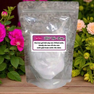 Bột tạo đặc 20 gram thêm vào nước giặt hoặc rửa chén 10 lít, giúp nước giặt rửa đặc hơn
