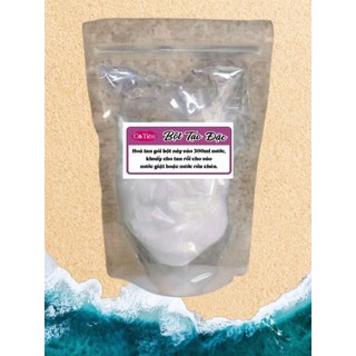 Bột tạo đặc 20 gram thêm vào nước giặt hoặc rửa chén 10 lít, giúp nước giặt rửa đặc hơn